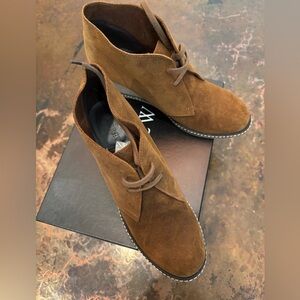 J. Crew Brown Suede Ankle Booties